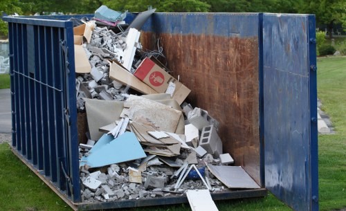 Professional team conducting office clearance in Surrey
