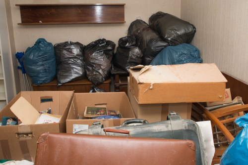 Surrey house clearance professionals assessing a property